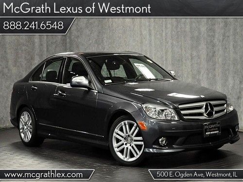 2009 c300 4matic sport package navigation moon heated leather