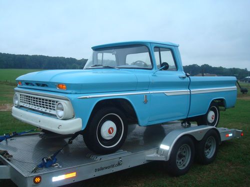 1963 chevrolet c10 fleetside swb pickup-1 family owned tennessee truck-57k miles