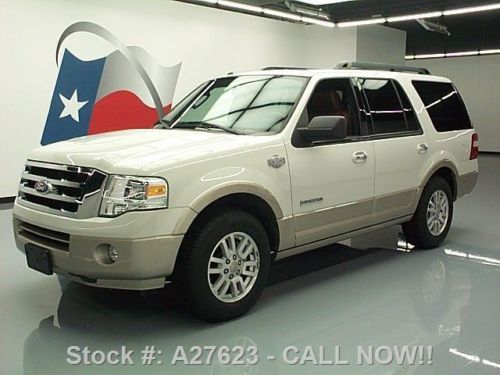 2008 ford expedition king ranch 8 pass rear cam dvd 74k texas direct auto