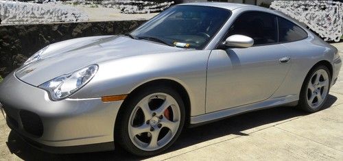2003 911 996 porsche carrera c4s, coupe, silver, bose system, low miles