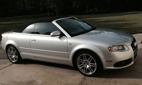 2009 audi a4 convertible with &#034;s&#034; line package.