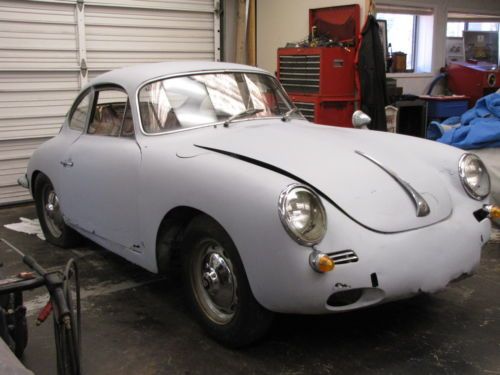 Porsche 1963 356 b coupe needing restoration