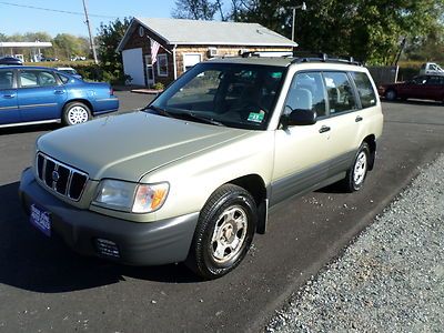 No reserve 2002 subaru forester awd 1 owner newer tires
