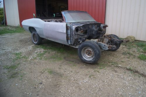 1970 71 72  lemans sport a-body gto judge convertible rolling body shell