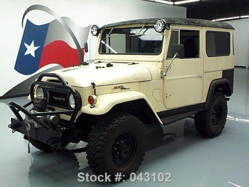 1966 toyota landcruiser fj40 hardtop 4x4 nav custom 58k texas direct auto