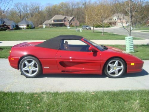 Convertible 355 ferrari spider year 1995 color red