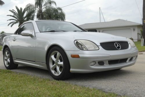 My slk 320 handles great! very dependable! low miles! outstanding value!