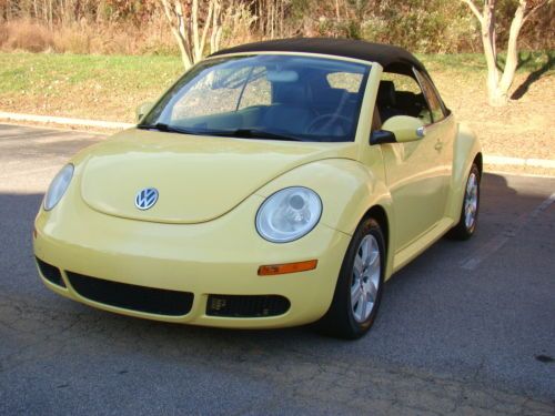 2007 volkswagen new beetle 2.5 vw leather low miles convertible no reserve