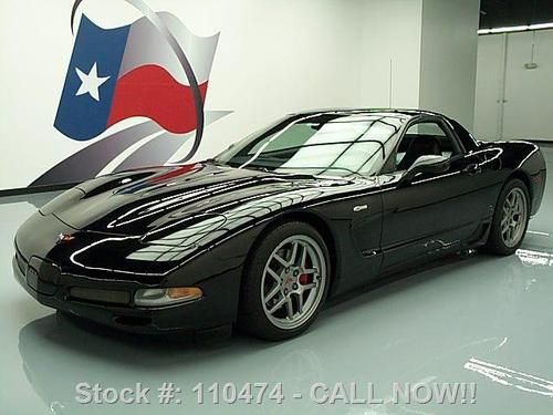 2002 chevy corvette z06 405hp 6-speed leather hud 18k  texas direct auto