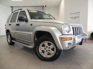 02 jeep liberty limited 4x4, sunroof, leather, clean carfax, runs great!