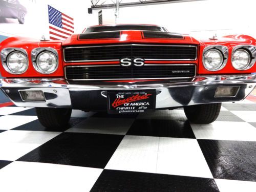 1970 chevrolet chevelle ss 396 #&#039;s match air collector grade frame off restored