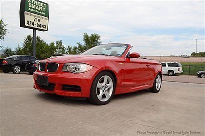 135i turbo convertible, 6-speed manual, leather, clean carfax, under 27k miles