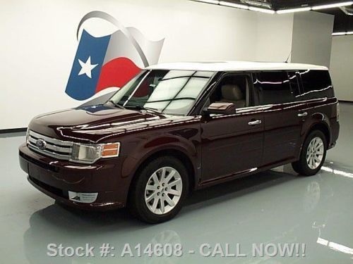 2009 ford flex sel vista roof htd leather dvd sync 80k texas direct auto