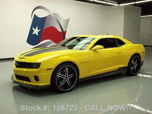 2011 chevy camaro 2ss rs auto sunroof hud 22&#039;s only 16k texas direct auto