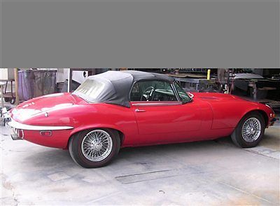 1972 jaguar xke roadster red series 3 fantastic condition inside &amp; out