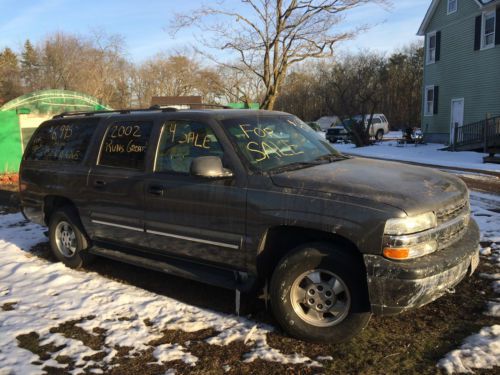 2002 chevy suburban granite exterior gray interior