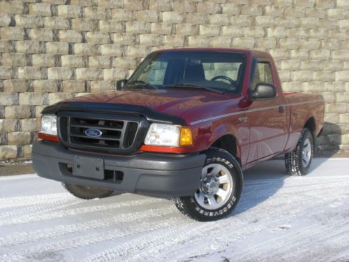 2004 ford ranger xlt standard cab pickup 2-door 2.3l 5 speed one owner  carfax