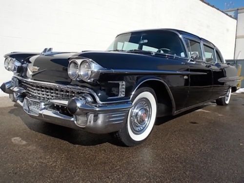1958 fleetwood personal limo 2 owner  29700 actual miles runs &amp; drives excellent