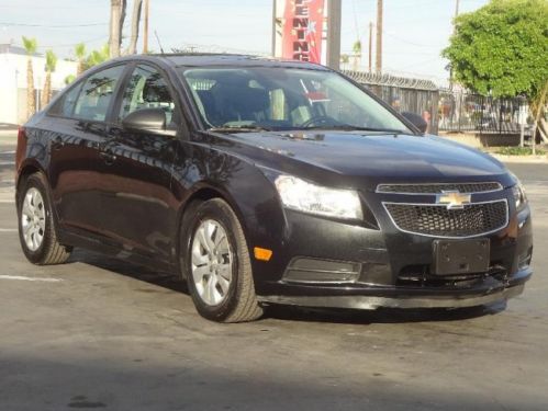 2013 chevrolet cruze ls damaged salvage rebuilder runs!! perfect color like new