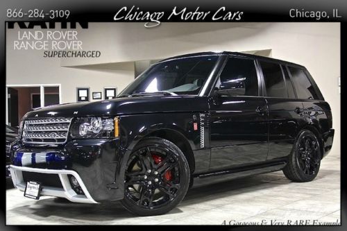 2012 land rove range rover supercharged project kahn rear entertainment loaded