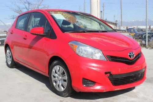 2012 toyota yaris damaged junk title economical priced to sell export welcome!!