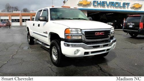 Chevy 2500 4x4 diesel crew cab long bed leather duramax turbo slt we finance