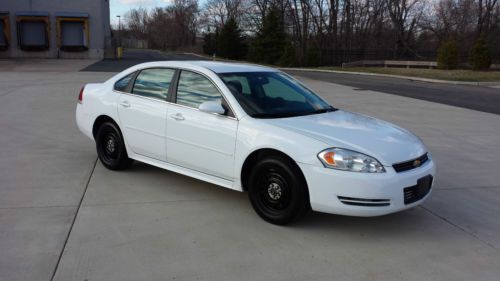 2011 chevy impala  police pkg. government vehicle   w/14,000 miles no reserve!