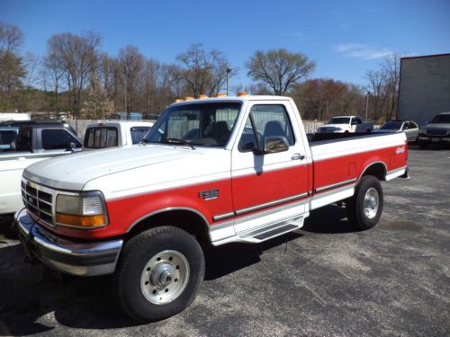 1996 ford f-250 xlt standard cab pickup 2-door 7.3l