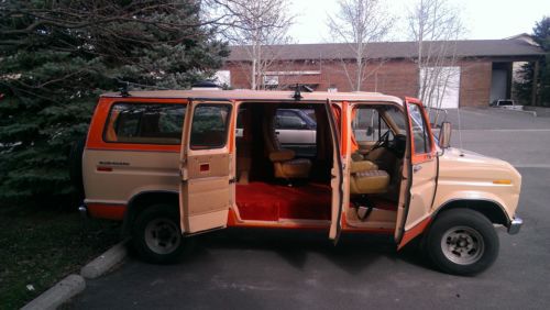 1977 ford van e-250 econoline window van weekender