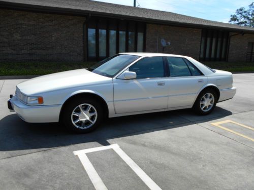 1997 pearl white cadillac seville sts *no reserve great condition* 90k low miles