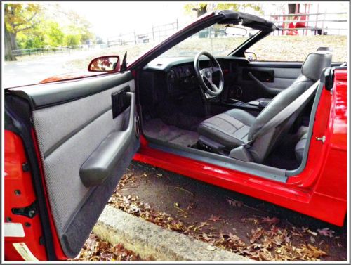 1988 camaro iroc z convertable 5 speed manual
