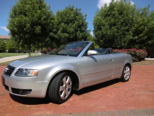 2004 audi a4 convertible,premium,,heated,very clean,bad transmission,no reserve