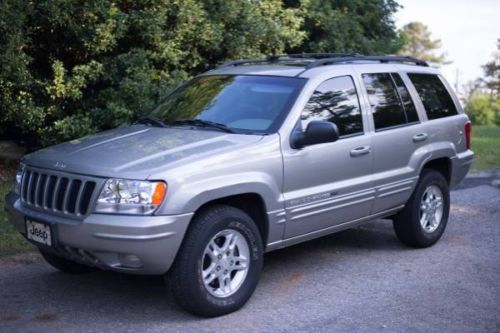 2000 jeep grand cherokee limited sport utility 4-door 4.7l 235hp v8 - sunroof