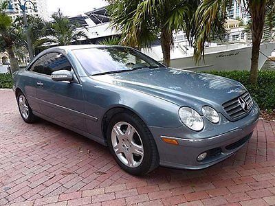 Florida carfax certified mercedes benz cl500 luxury coupe highway miles like new