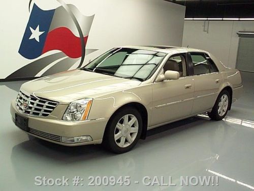 2007 cadillac dts sunroof vent seats xenon hid&#039;s 66k mi texas direct auto