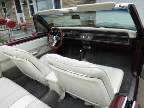 1966 Chevrolet Chevelle Convertible 2-Door 283 block with 327 double hump heads, image 15