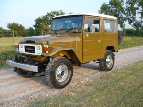 1979 toyota land cruiser bj41 jdm with oem a/c and pto winch