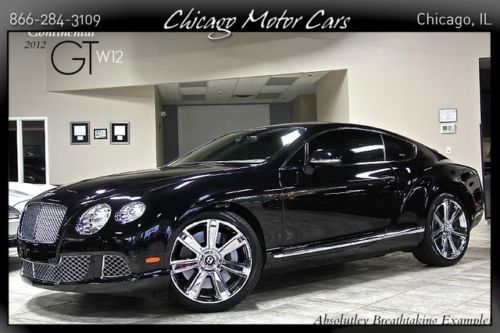 2012 bentley continental gt only 21k mls chromes piano veneers serviced loaded