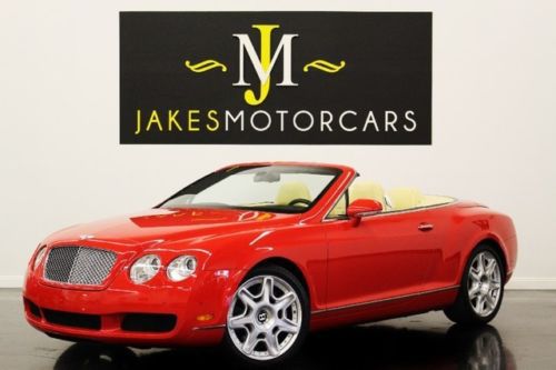 2008 continental gtc, only 16k miles, st. james red on ivory, pristine car!!
