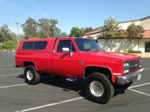 1987 chevy 3/4 ton 4x4 rust free fuel injected low miles