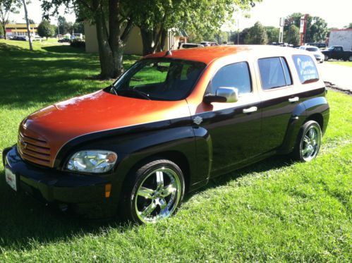 One owner! 2007 chevy hhr with harley emblems sunburst orange and black