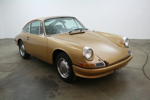 1968 porsche 912 coupe, matching#&#039;s.gold,houndstooth seats.candidate to restore