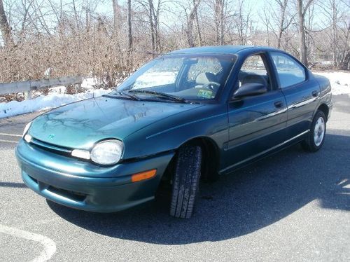 1995 plymouth neon low miles cheap commuter car 4cyl auto gas saver dodge
