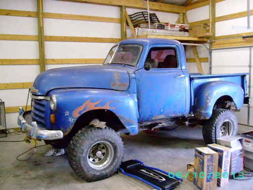 1950 chevy pu short bed 4x4 v8