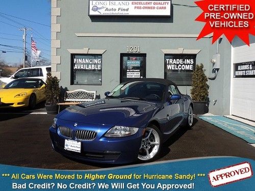 07 bmw z4 low miles leather hid keyless cruise convertible heated