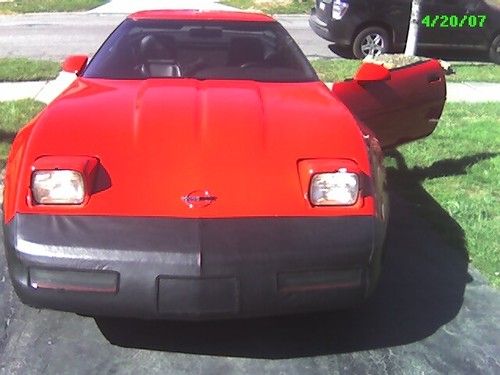1993 red chevrolet corvette c5 hatchback 2-door 5.7l
