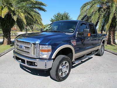 08 lariat 4x4 f-250 sd 6.4l diesel loaded with extras low price for 2008 diesel