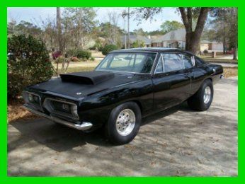 1968 plymouth barracuda hemi superstock this is a b029 factory built drag car