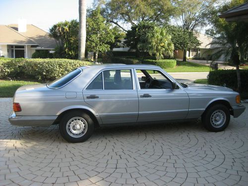 1985 mercedes benz 300 sd s-class turbo diesel - one owner only 123k miles