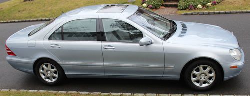 2002 mercedes-benz s430  sedan 4-door 4.3l, horizon blue, 87k miles, one owner